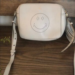 Anya Hindmarch smiley face bag